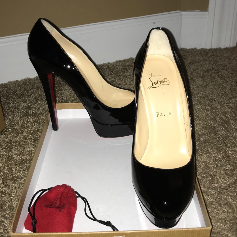 christian louboutin black heels